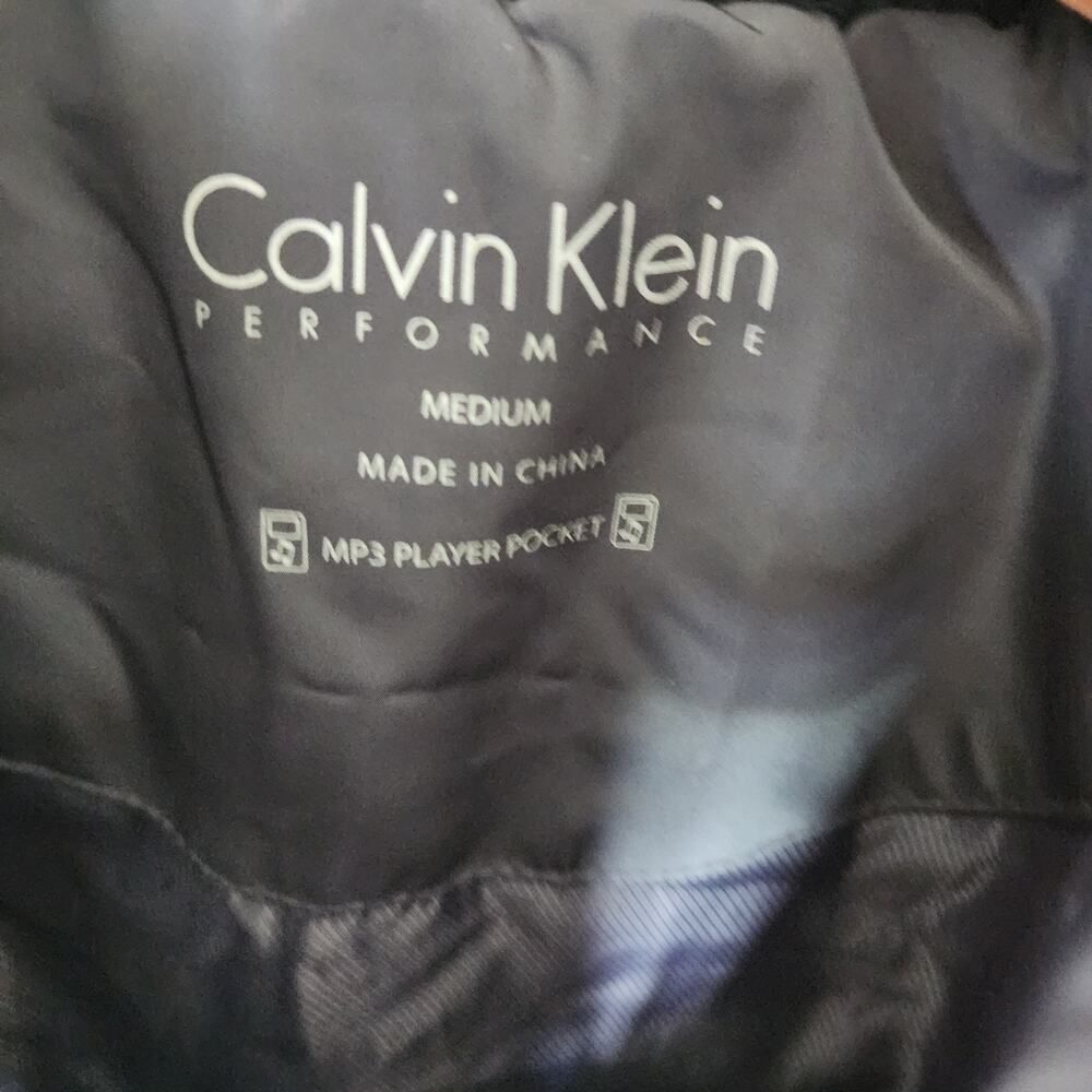 Calvin Klein Performance Quilted MP 3 Pocket Puffer Vest Womens M Zip Front Y2K - Picture 3 of 9